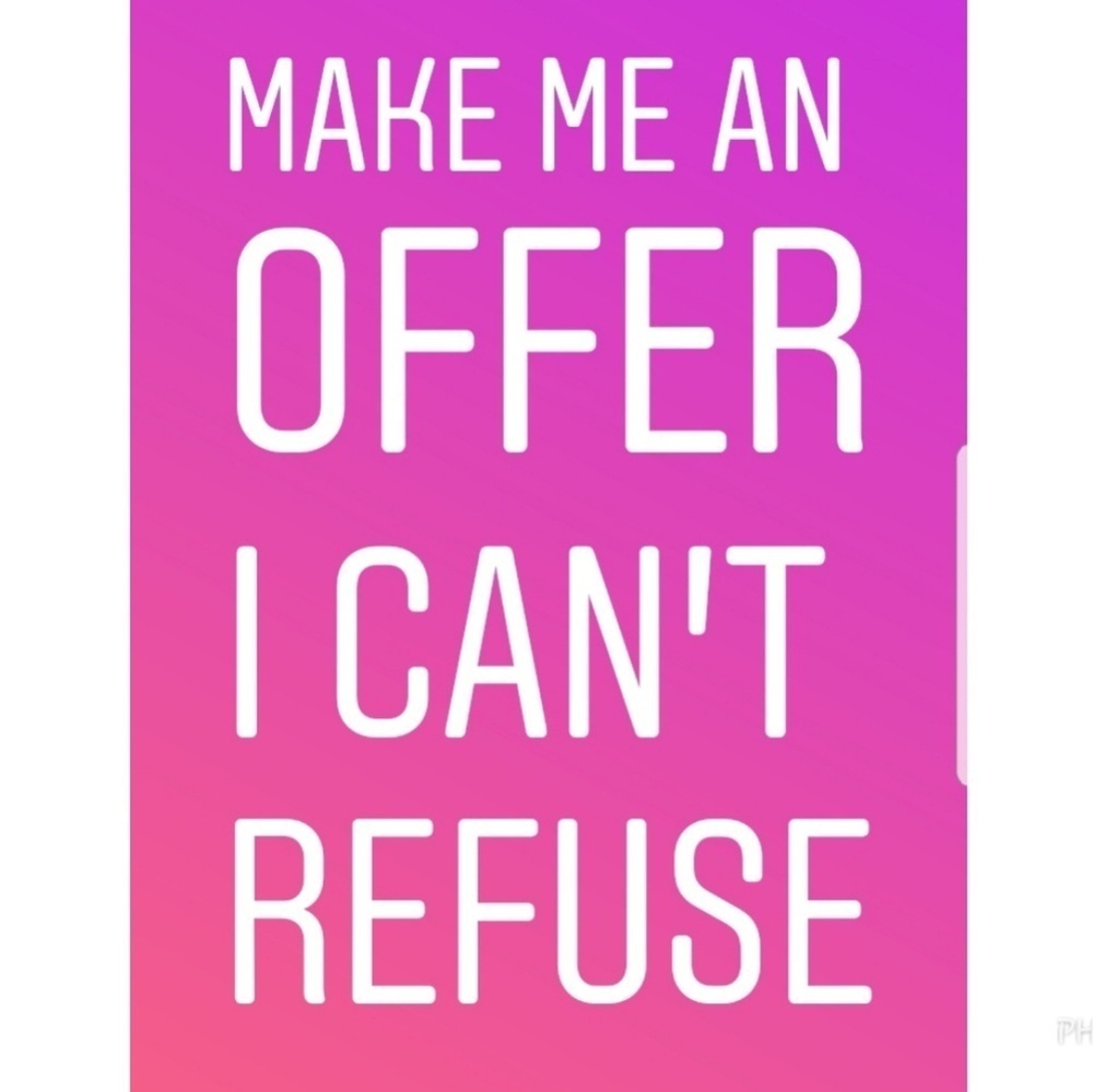 Accepting all reasonable offers!!